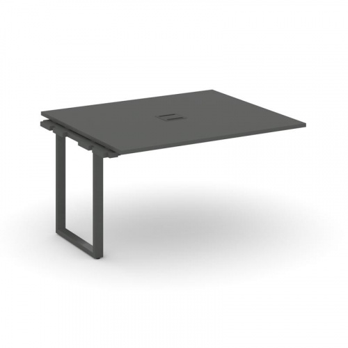 Style Project Проходной наб. элем. перег. стола SN-6O.NSPRG-033 Дуб Наварра/Металл Белый 1380*1180*7 фото 12