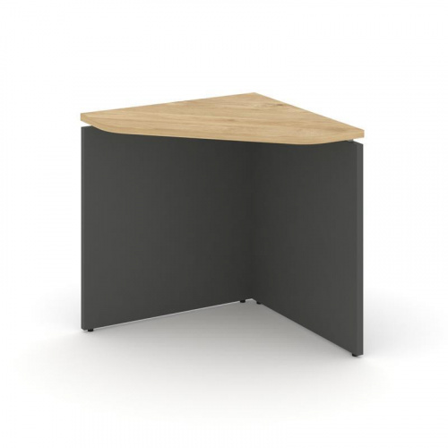 Style Project Угловой элемент стола SN-D.USP-001 Акация Лорка/Антрацит/Металл Антрацит 600*600*750