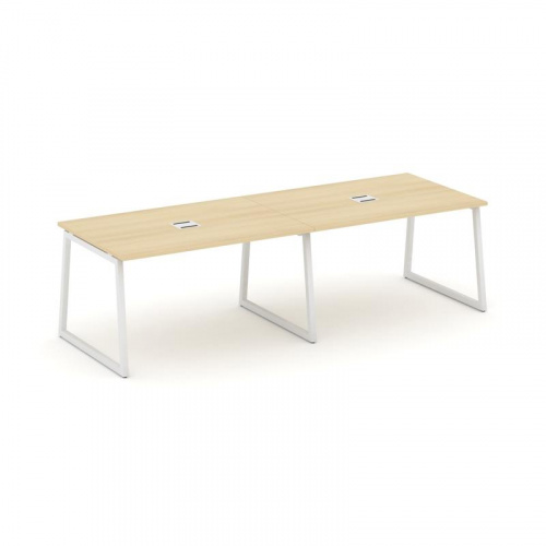 Style Project Стол переговорный SN-4T1.SPRG-012 Акация Лорка/Металл Антрацит/Заглушка Металл Антраци фото 22