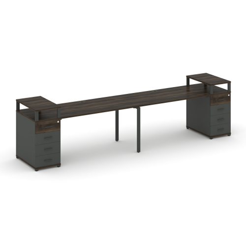 Бенч-система на 2 места с 2 опорными тумбами Concept CN.ORS-427 фото 3