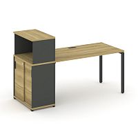 Стол офисный с опорным шкафом-купе Concept CN.SP-238