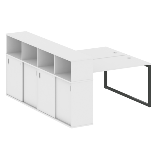 Бенч-система с шкафом-купе на О-обр. м/к Metal System Quattro 40БО.РС-СШК-4.3 фото 7