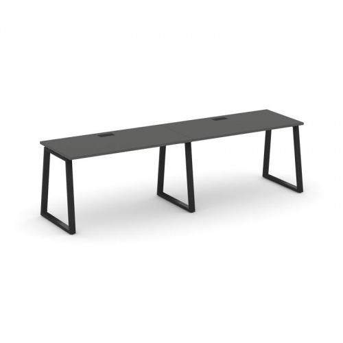 Style Project Рабочая станция 1 сторон. SN-6T1.ORS-001 Акация Лорка/Металл Антрацит/Заглушка Пластик фото 9