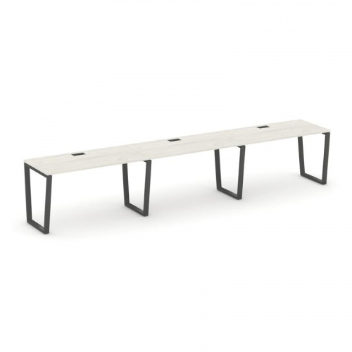 Style Project Рабочая станция 1 сторон. SN-6T2.ORS-041 Акация Лорка/Металл Антрацит/Заглушка Пластик фото 24