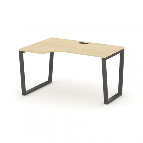 Style Project Стол рабочий эргоном. SN-6T2.SPA-022(L) Акация Лорка/Металл Антрацит/Заглушка Пластик фото 28
