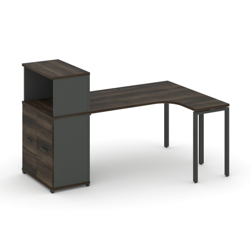Стол эргономичный с опорным распашным шкафом Concept CN.SA-214(R)