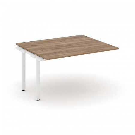 Style Project Проходной наб. элем. перег. стола SN-6P.NSPRG-033.3 Дуб Табак/Металл Белый 1380*1180*7