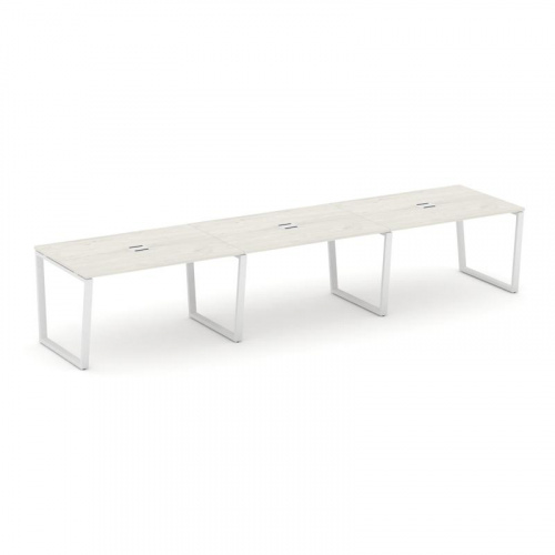 Style Project Стол переговорный SN-6T2.SPRG-021 Акация Лорка/Металл Антрацит/Заглушка Металл Антраци фото 13