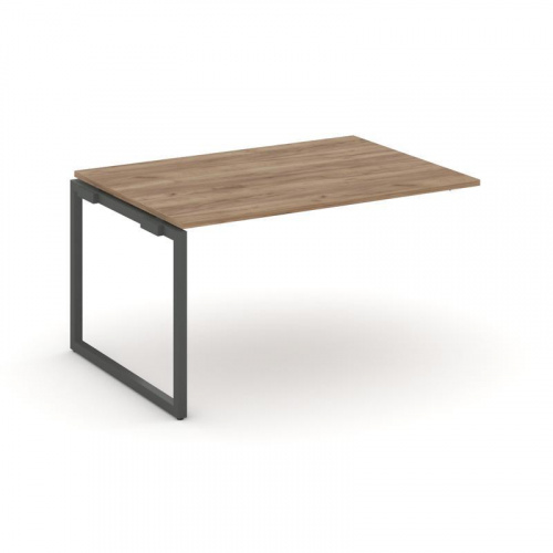 Style Project Проходной наб. элем. перег. стола SN-4O.NSPRG-003.3 Дуб Наварра/Металл Белый 1380*980*