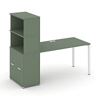Стол офисный с опорным распашным шкафом Concept CN.SP-231