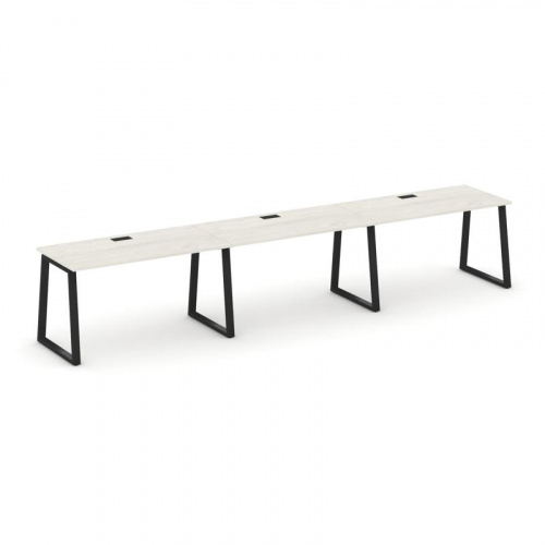 Style Project Рабочая станция 1 сторон. SN-6T1.ORS-033 Акация Лорка/Металл Антрацит/Заглушка Пластик фото 5