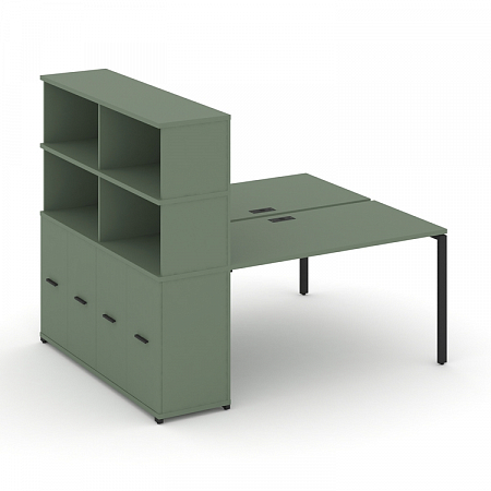 Бенч-система с опорным распашным шкафом Concept CN.DRS-232