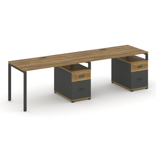 Бенч-система на 2 места с 2 опорными тумбами Concept CN.ORS-313