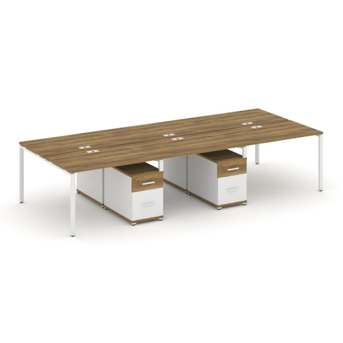 Бенч-система на 6 мест с 2 опорными тумбами Concept CN.DRS-346 фото 8