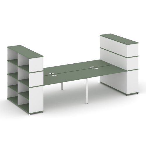 Бенч-система с опорными стеллажами Concept CN.DRS-258