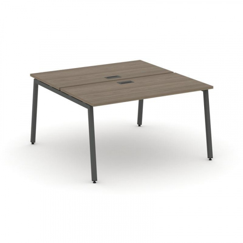 Style Project Рабочая станция 2-х сторон. SN-4A.DRS-003 Антрацит/Металл Антрацит 1380*1232*750 фото 22