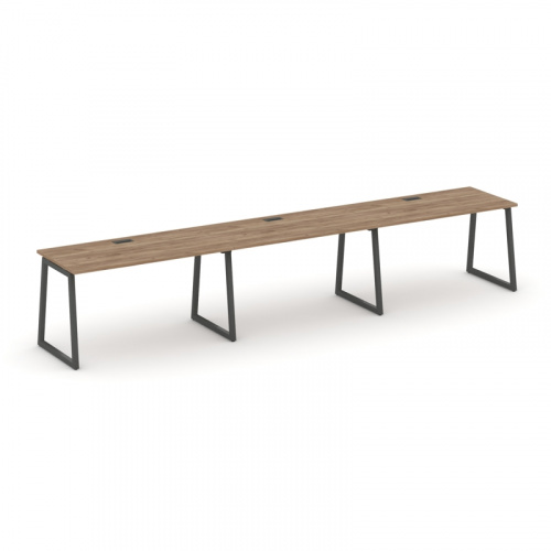 Style Project Рабочая станция 1 сторон. SN-4T1.ORS-044 Акация Лорка/Металл Антрацит/Заглушка Пластик фото 10