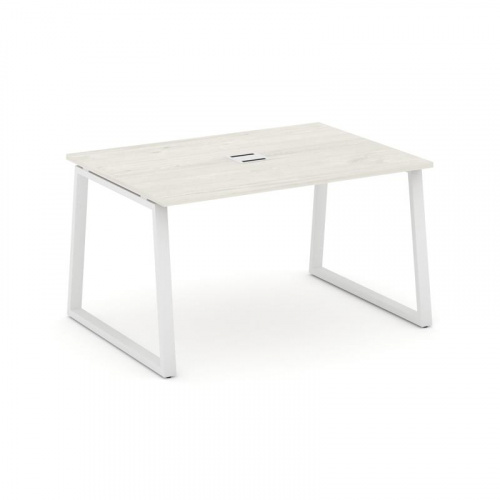 Style Project Стол переговорный SN-6T1.SPRG-003 Акация Лорка/Металл Антрацит/Заглушка Металл Антраци фото 14