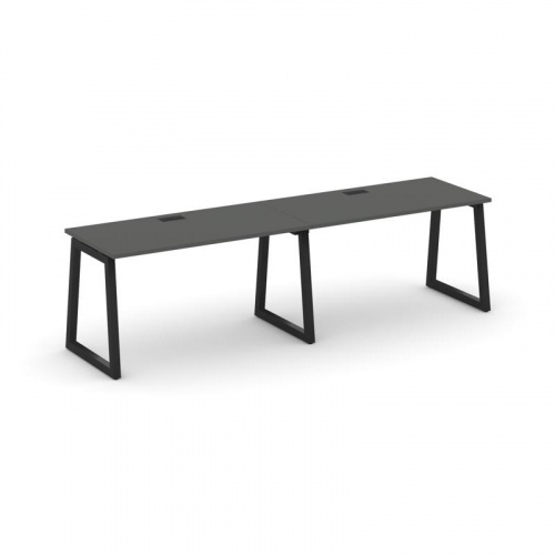 Style Project Рабочая станция 1 сторон. SN-5T1.ORS-001 Акация Лорка/Металл Антрацит/Заглушка Пластик фото 5