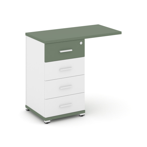 Тумба приставная с 4 ящикам Concept CN.TUS-001 W фото 5 Тумба приставная с 4 ящикам Concept CN.TUS-001 W фото 5