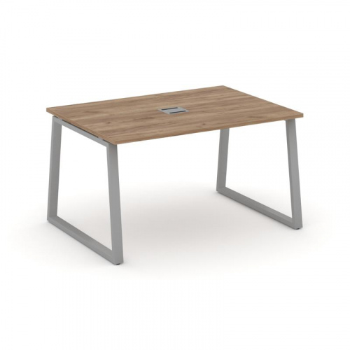 Style Project Стол переговорный SN-6T1.SPRG-003 Акация Лорка/Металл Антрацит/Заглушка Металл Антраци фото 11