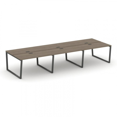 Style Project Рабочая станция 2-х сторон. SN-6T2.DRS-074 Акация Лорка/Металл Антрацит/Заглушка Пласт фото 25