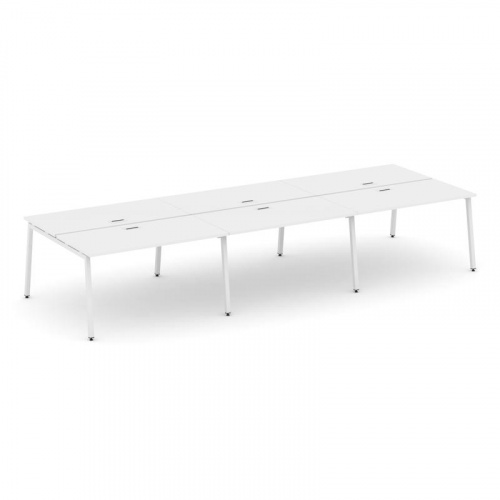 Style Project Рабочая станция 2-х сторон. SN-4A.DRS-063 Белый/Металл Белый 4140*1232*750 фото 28