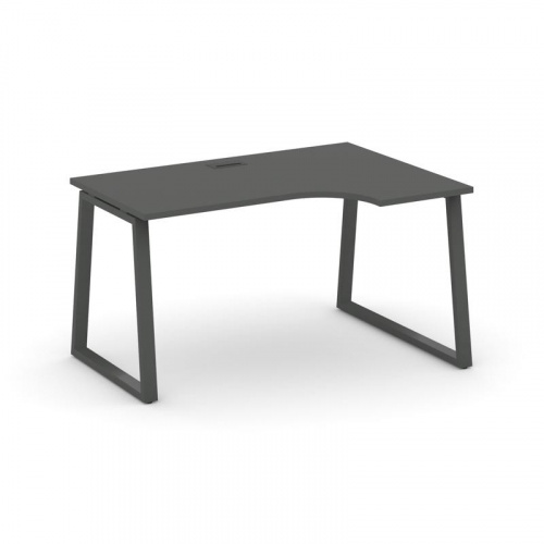 Style Project Стол рабочий эргоном. SN-6T1.SPA-011(R) Акация Лорка/Металл Антрацит/Заглушка Пластик фото 27