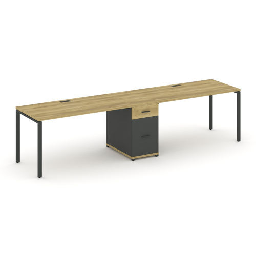 Бенч-система на 2 места с 1 опорной тумбой Concept CN.ORS-406 фото 4