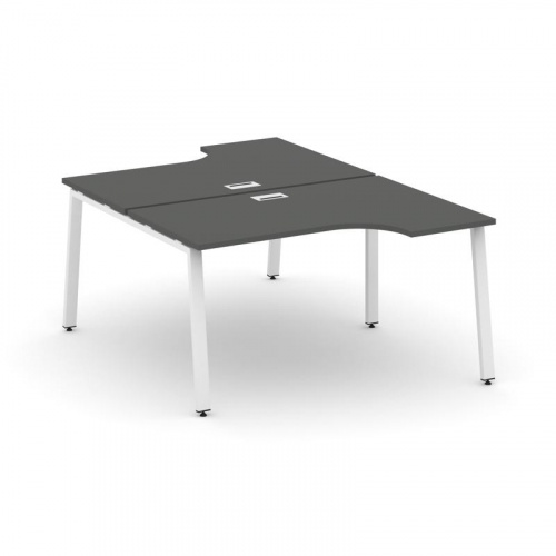 Style Project Рабочая станция эргоном. SN-6A.DRPA-002 Тиквуд Светлый/Металл Антрацит 1580*1232/1992* фото 20