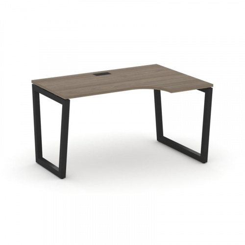 Style Project Стол рабочий эргоном. SN-5T2.SPA-011(R) Акация Лорка/Металл Антрацит/Заглушка Пластик фото 9