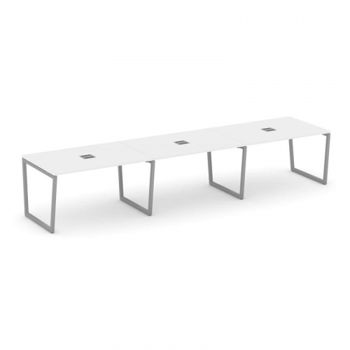 Style Project Стол переговорный SN-4T2.SPRG-021 Акация Лорка/Металл Антрацит/Заглушка Металл Антраци фото 15