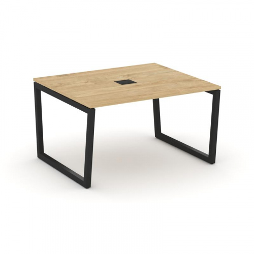 Style Project Стол переговорный SN-5T2.SPRG-032 Акация Лорка/Металл Антрацит/Заглушка Металл Антраци