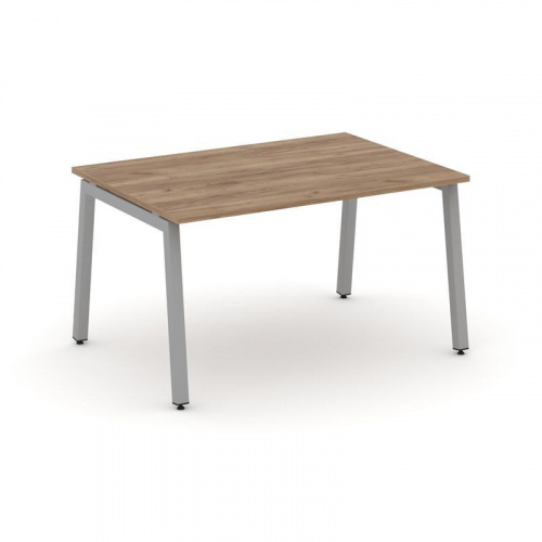 Style Project Стол переговорный SN-5A.SPRG-004.3 Тиквуд Светлый/Металл Белый 1580*980*750 фото 10