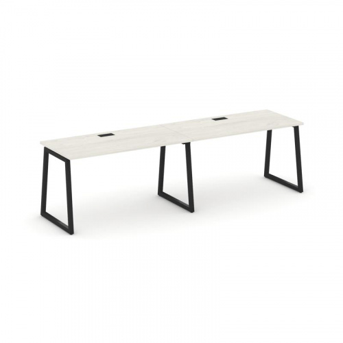 Style Project Рабочая станция 1 сторон. SN-4T1.ORS-001 Акация Лорка/Металл Антрацит/Заглушка Пластик фото 5