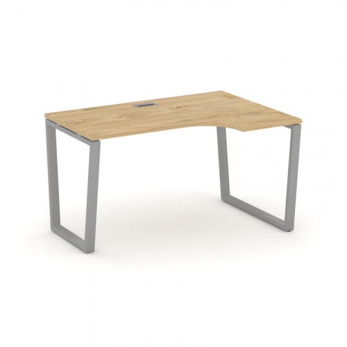 Style Project Стол рабочий эргоном. SN-6T2.SPA-012(R) Акация Лорка/Металл Антрацит/Заглушка Пластик фото 2