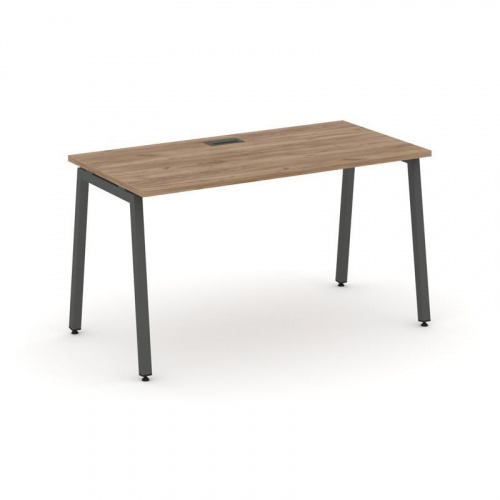 Style Project Стол письменный SN-4A.SP-011 Тиквуд Светлый/Металл Антрацит 980*700*750 фото 18