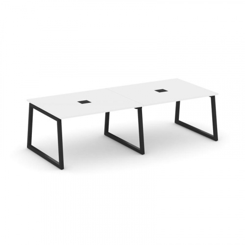 Style Project Стол переговорный SN-5T1.SPRG-044 Акация Лорка/Металл Антрацит/Заглушка Металл Антраци фото 7