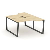 Style Project Рабочая станция эргоном. SN-6T2.DRPA-012 Акация Лорка/Металл Антрацит/Заглушка Пластик