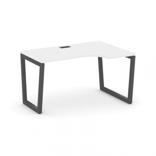 Style Project Стол рабочий эргоном. SN-5T2.SPA-011(R) Акация Лорка/Металл Антрацит/Заглушка Пластик фото 26