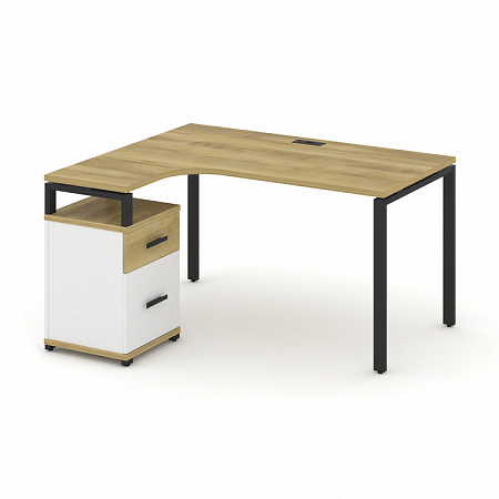 Стол эргономичный с опорной тумбой Concept CN.SA-306(L)