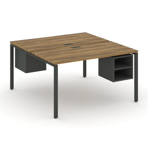 Бенч-система на 2 места с подвесными тумбами Concept CN.DRS-105