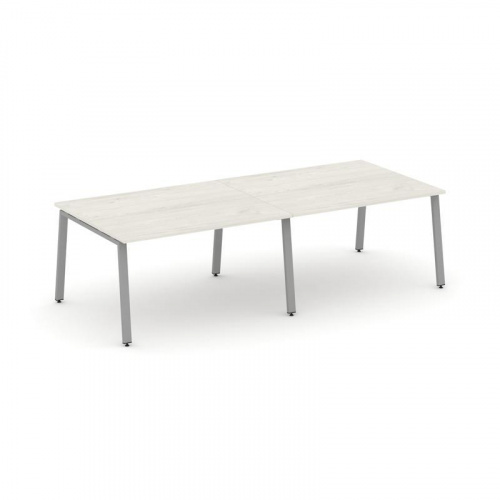 Style Project Стол переговорный SN-6A.SPRG-042.3 Дуб Наварра/Металл Белый 2360*1180*750 фото 11