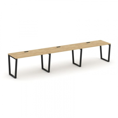 Style Project Рабочая станция 1 сторон. SN-6T2.ORS-041 Акация Лорка/Металл Антрацит/Заглушка Пластик