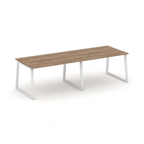 Style Project Стол переговорный SN-6T1.SPRG-013.3 Акация Лорка/Металл Антрацит 2760*980*750 фото 12