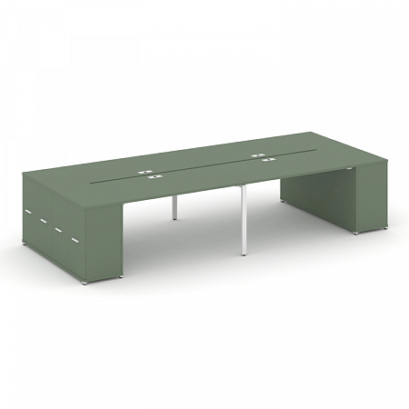 Бенч-система с опорными распашными шкафами Concept CN.DRS-264