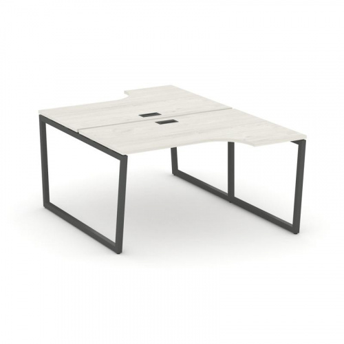 Style Project Рабочая станция эргоном. SN-4T2.DRPA-021 Акация Лорка/Металл Антрацит/Заглушка Пластик фото 24