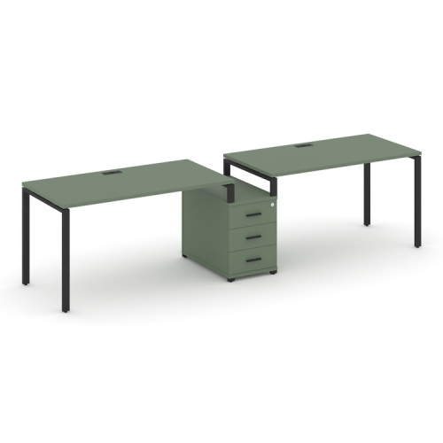 Бенч-система на 2 места с 1 опорной тумбой Concept CN.ORS-302 фото 2