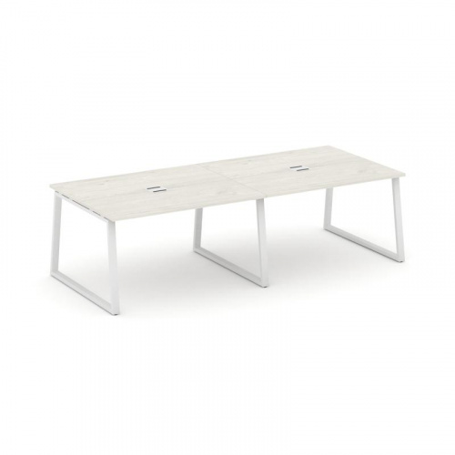 Style Project Стол переговорный SN-6T1.SPRG-042 Акация Лорка/Металл Антрацит/Заглушка Металл Антраци фото 14