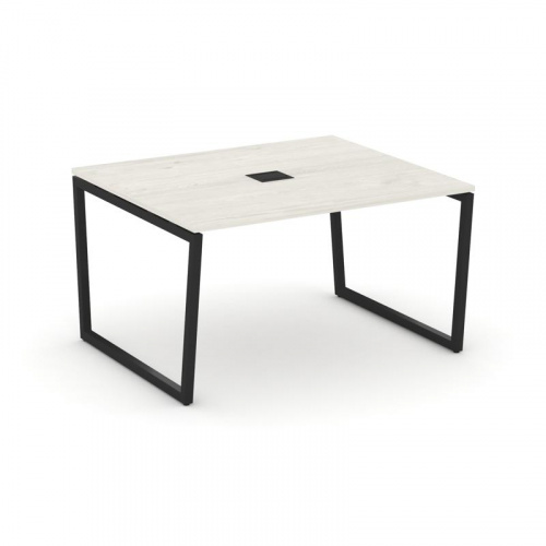 Style Project Стол переговорный SN-4T2.SPRG-032 Акация Лорка/Металл Антрацит/Заглушка Металл Антраци фото 4